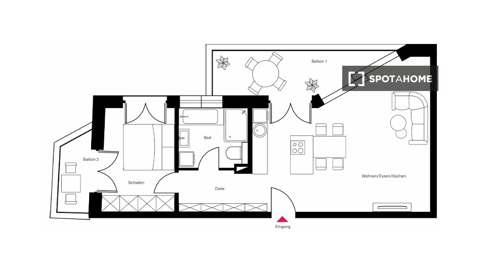 Apartment mono Munich, 64m² — photo 7