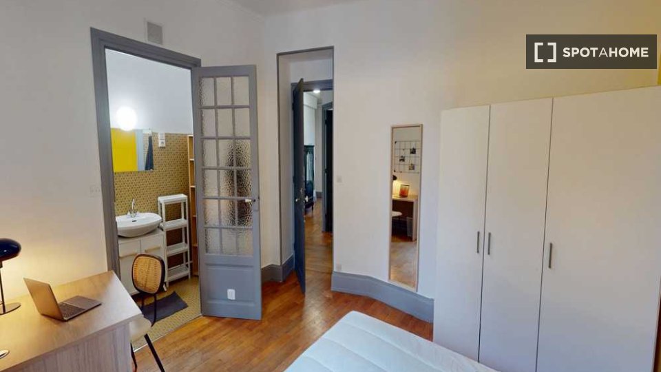 Camera doppia Lione, 5 camere, 120m² — foto 26