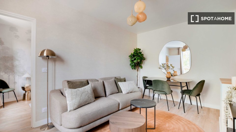 Appartamento con 1 camera da letto in affitto a Louis Bertrand, Parigi - en París