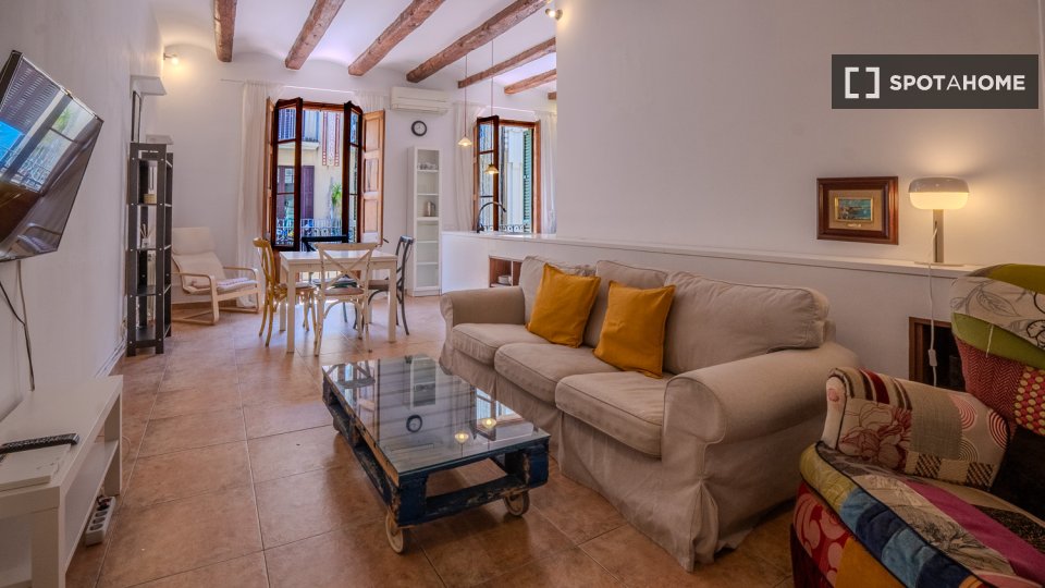 Appartamento con 3 camere da letto in affitto a Vila de Gràcia, Barcellona - a Barcellona