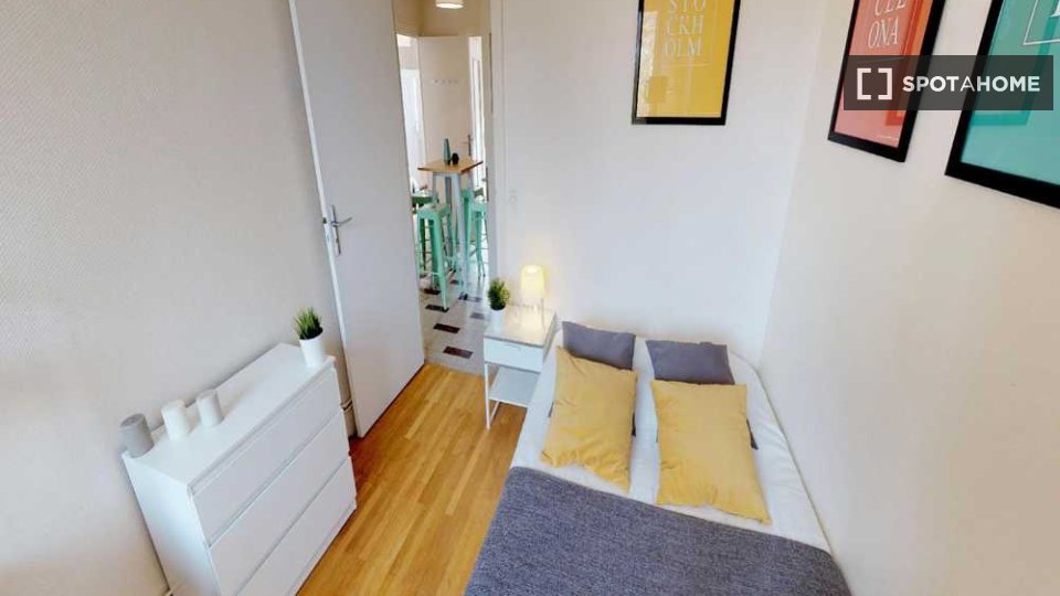 Camera doppia Lione, 3 camere, 50m² — foto 12