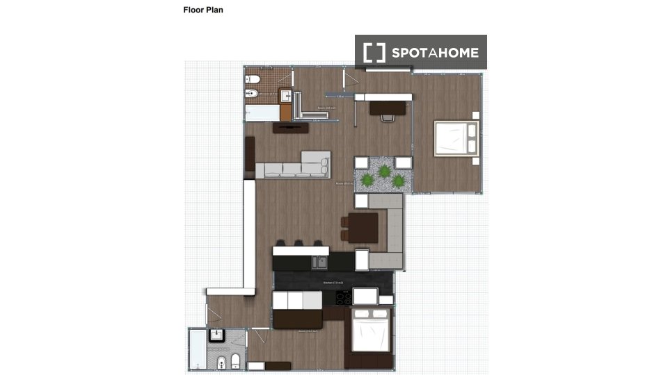 Apartment Porto, 2 beds, 120m² — photo 19