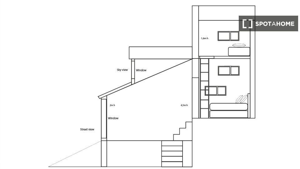 Apartment Madrid, 1 bed, 56m² — photo 10