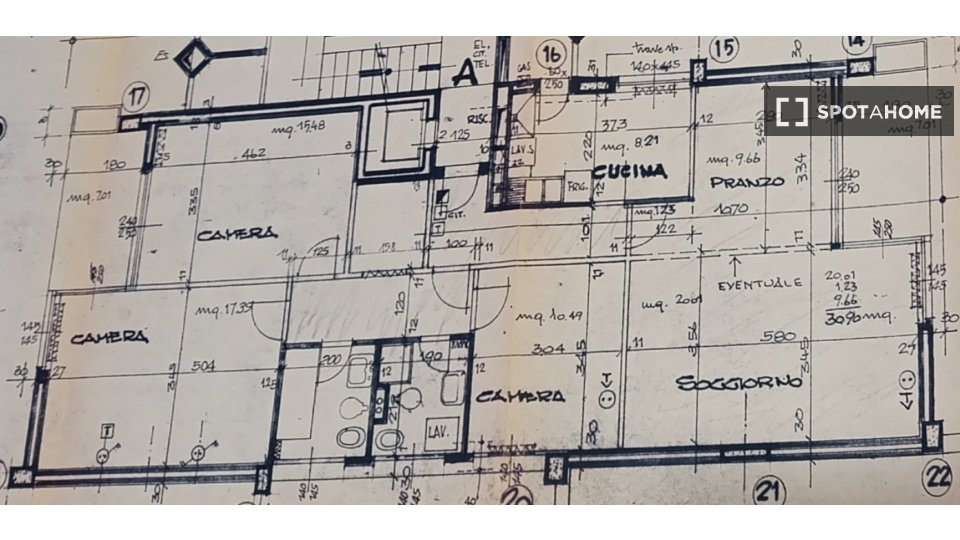 Double room Milan, 3 beds, 140m² — photo 9
