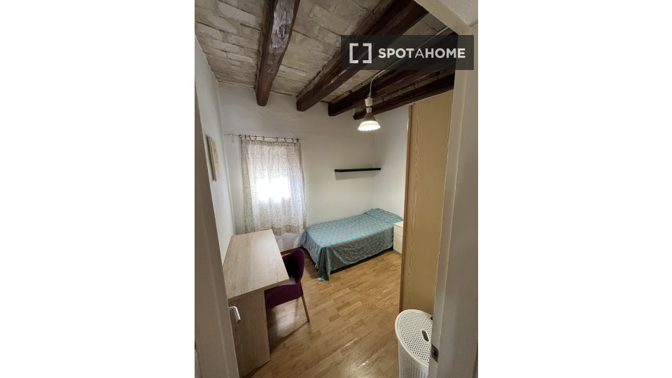 Habitación en piso compartido en barcelona.