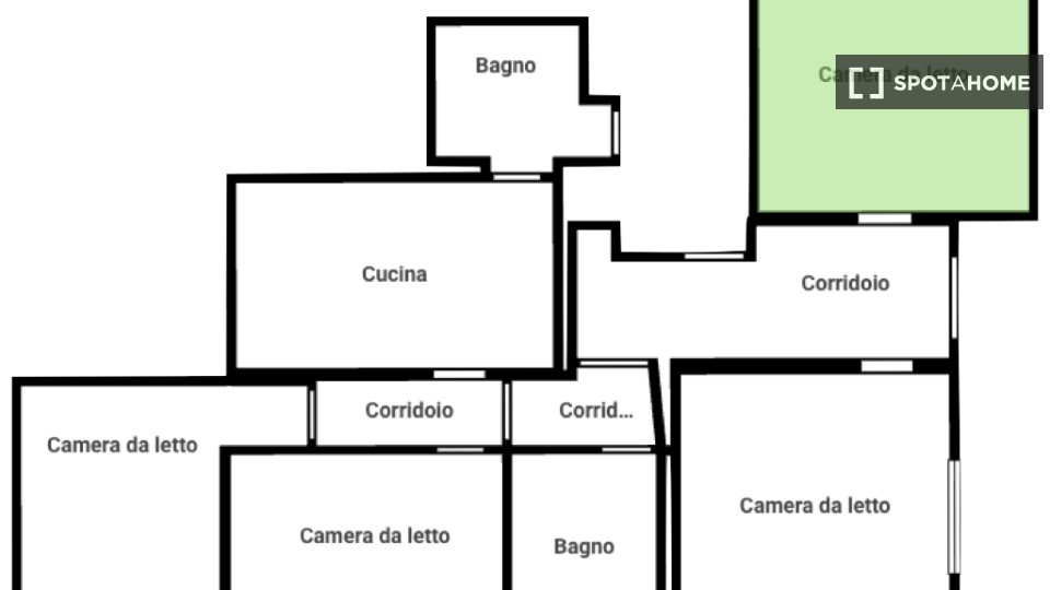 Double room Padua, 4 beds — photo 13