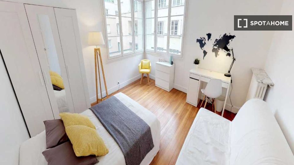 Camera doppia Parigi, 5 camere, 90m² — foto 14