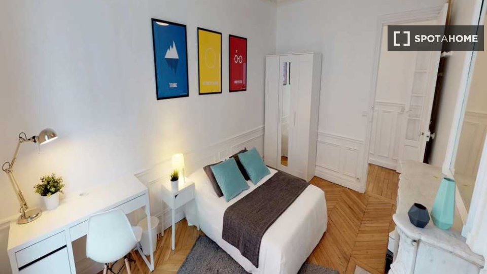 Camera doppia Parigi, 5 camere, 110m² — foto 2