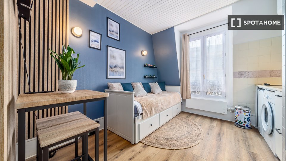Appartamento con 1 camera da letto in affitto a Louis Blanc-Aqueduc - en París