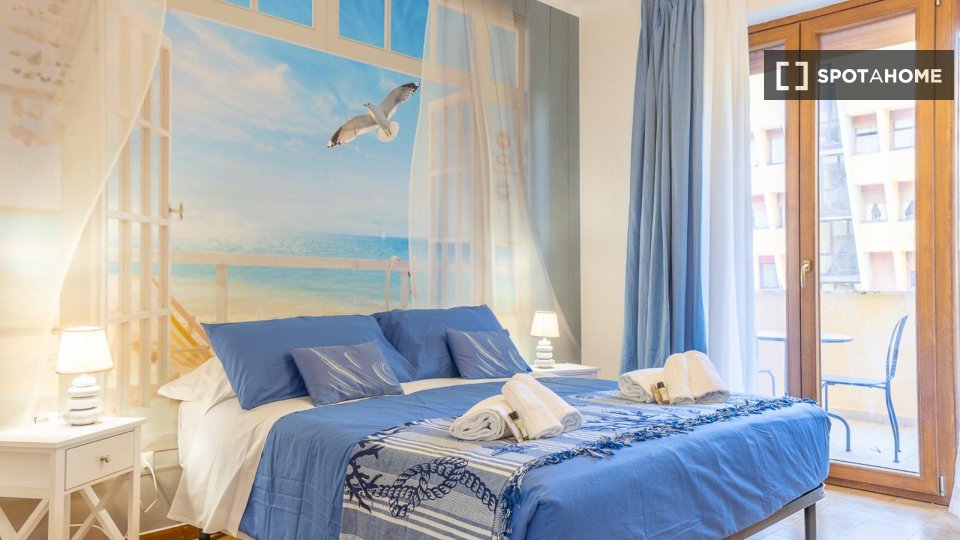 Camera in appartamento condiviso con 2 camere da letto in Roma 70, Roma - a Roma