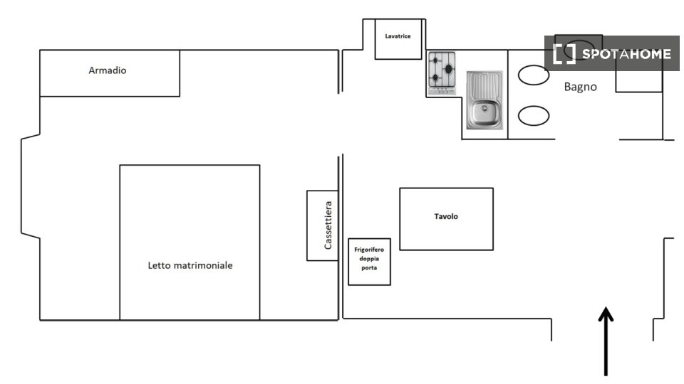 Apartment mono Turin, 41m² — photo 8