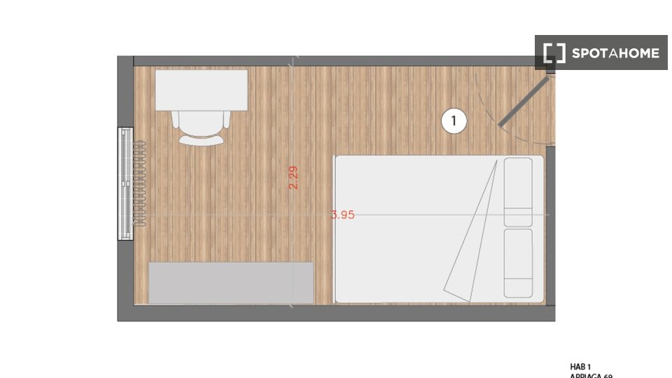 Double room Madrid, 5 beds — photo 19