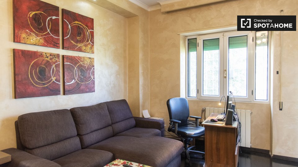 Double room Rome, 2 beds, 88m² — photo 14