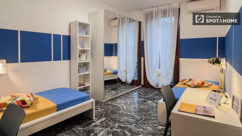 Double room Milan, 6 beds, 102m² — photo 1