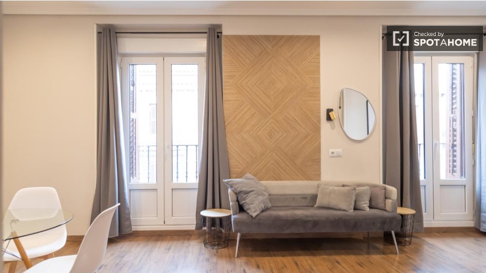Piso de 1 dormitorio en alquiler en Sol, Madrid.