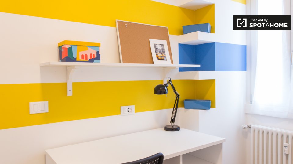 Double room Milan, 4 beds, 90m² — photo 1