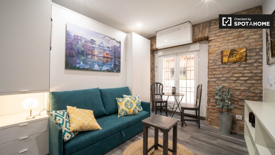 Studio apartment for rent in La Latina, Madrid - à Madrid