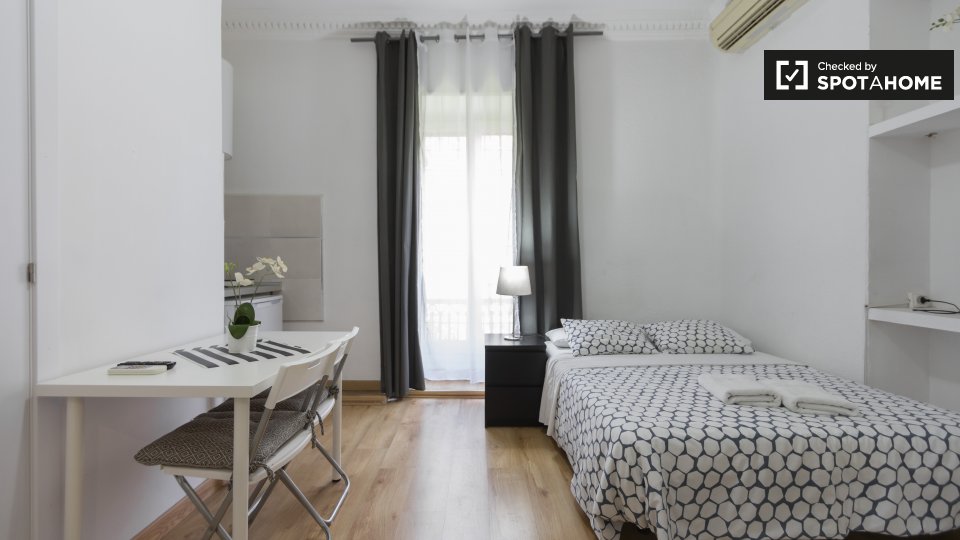 Sleek studio apartment for rent in Moncloa, Madrid (ref 351660) Spotahome