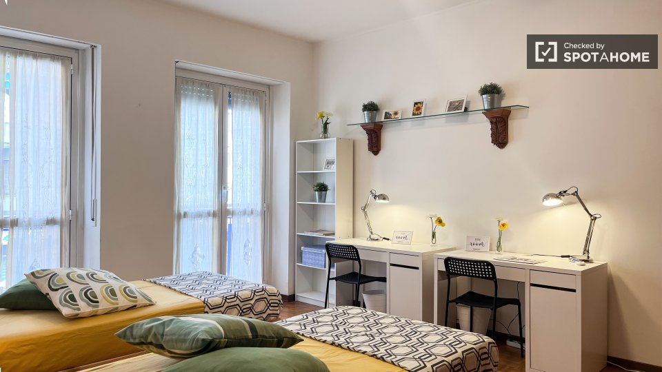 Double room Milan, 4 beds — photo 13