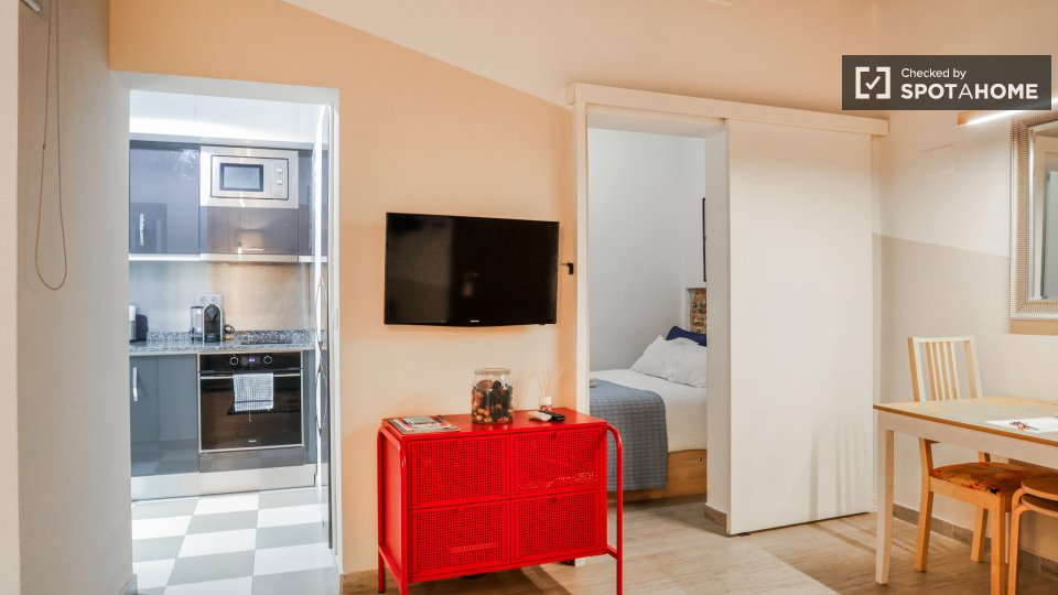 Apartamento de 1 dormitorio en Embajadores, Madrid