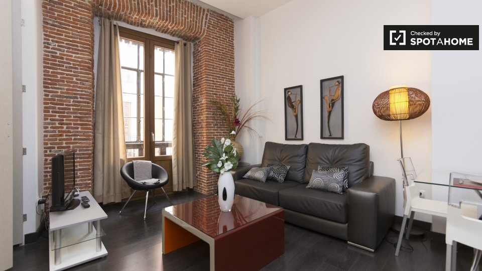 Beautiful studio apartment for rent in Chueca, Madrid - à Madrid