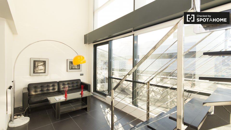 Stylish 1-bedroom apartment for rent in Hortaleza, Madrid - a Madrid
