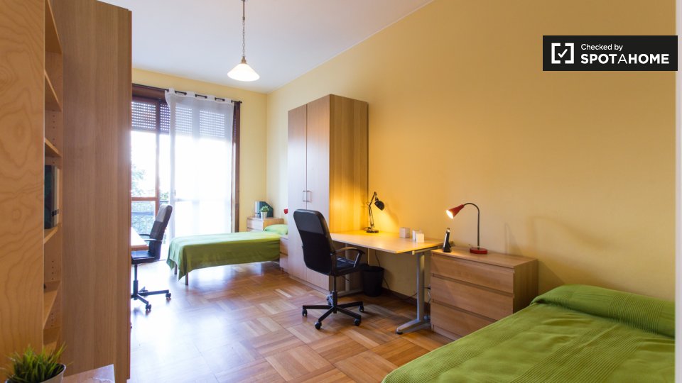 Double room Milan, 5 beds — photo 1
