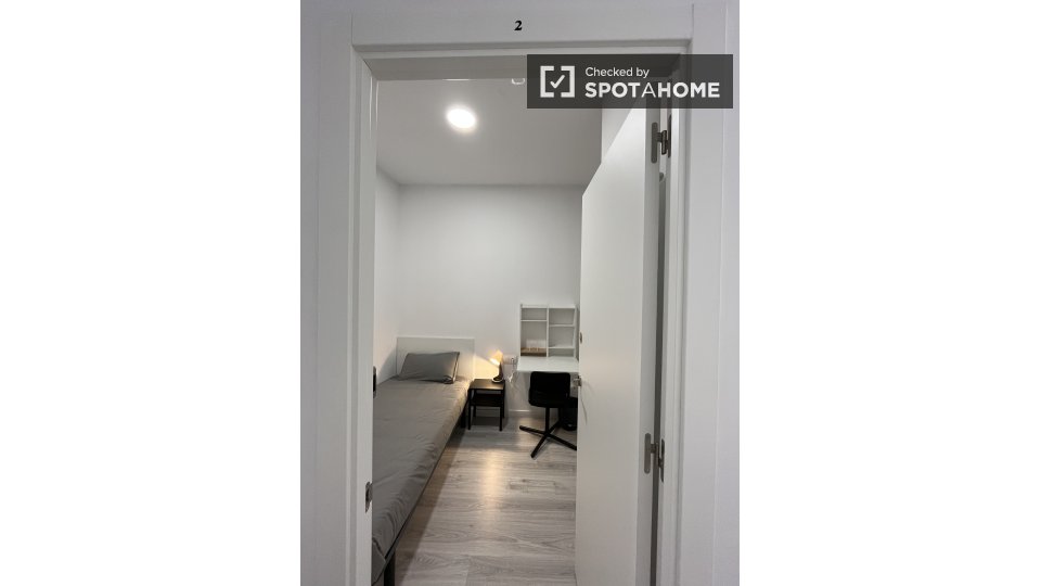 Habitación en piso compartido recién reformado en Barcelona