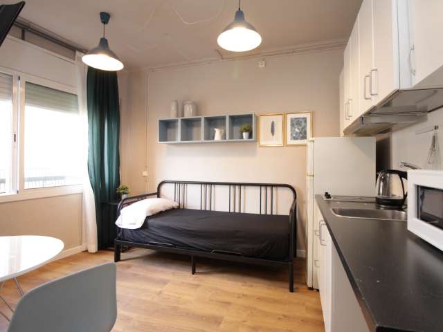 Compact studio apartment for rent in Sant Andreu, Barcelona - Näkymä 3
